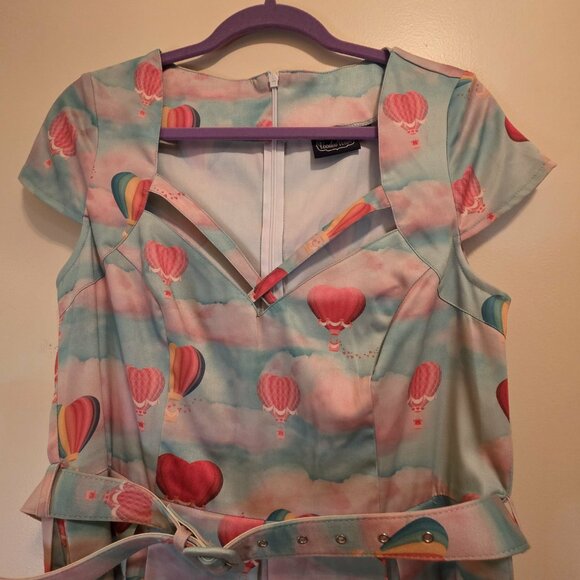 Voodoo Vixen Balloon Dress with Pockets & Belt XL - Picture 2 of 8